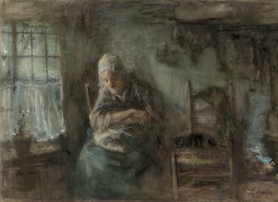 Gammal fiskare av Jozef Israëls