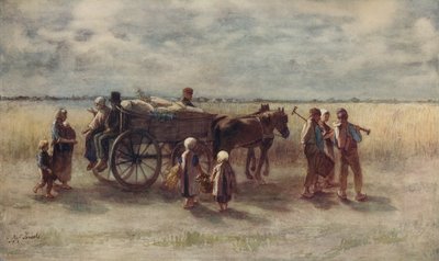 Potatisskörd, 1844, c1915 av Jozef Israëls