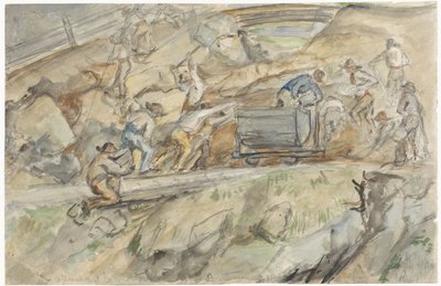 Stenbrottet vid Pontresina av Jozef Israëls