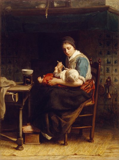 The Cottage Madonna, ca 1867 av Jozef Israëls