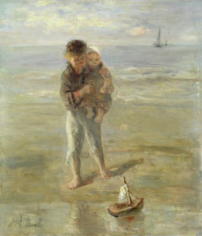 Leksaksbåten av Jozef Israëls