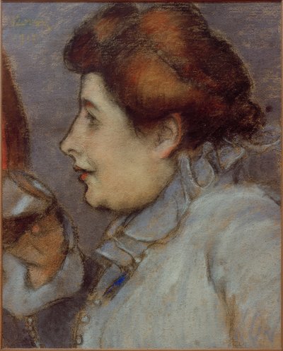 Kvinna med glas av József Rippl Rónai