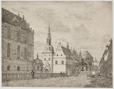 Karusselgården vid Frederiksborg av Jørgen Roed