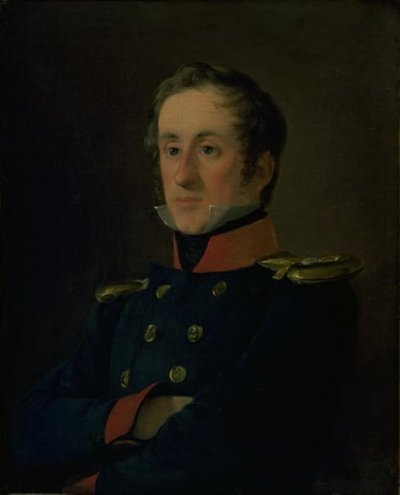 Marinmålaren Emil Wilhelm Normann i sin uniform som sjöofficer av Jørgen Roed