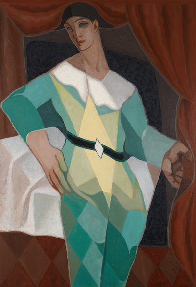 Harlekin av Juan Gris