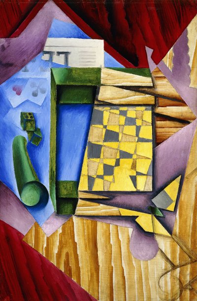 Backgammon, 1913-14 av Juan Gris