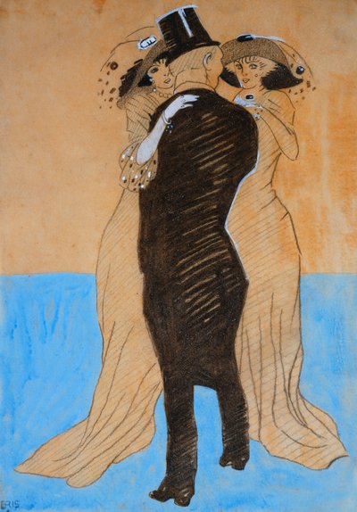 Smicker, 1908 av Juan Gris