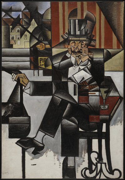 Man in a Café, 1912. av Juan Gris