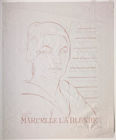 Marcelle den blonda av Juan Gris