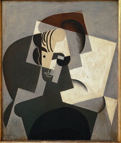 Porträtt av Josette Gris - Olja på duk av Juan Gris