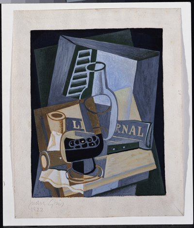 Stilleben framför ett fönster, 1922 av Juan Gris