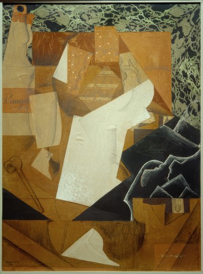Stilleben med druvor av Juan Gris