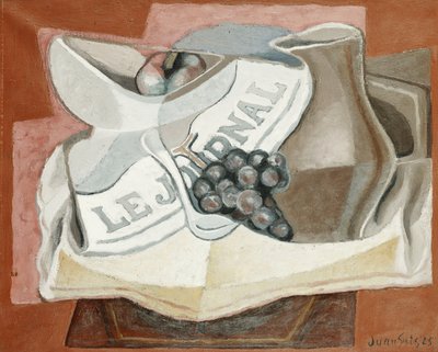 Druvklasen; La Grappe de Raisins, 1925 av Juan Gris