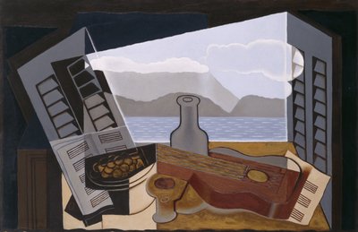 Det öppna fönstret, 1921 av Juan Gris
