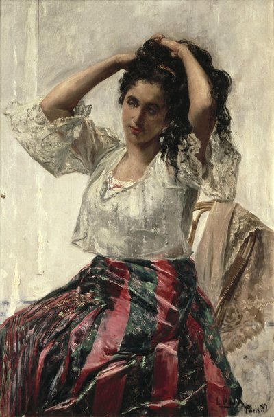 Mestiza. 1887 (målning) av Juan Luna y Novicio