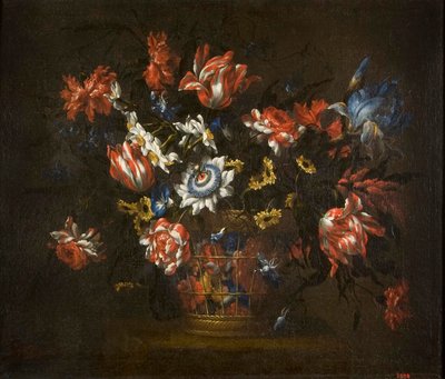 Vas med blommor av Juan de Arellano
