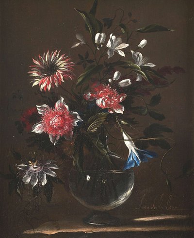 Vas med blommor av Juan de Arellano