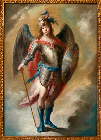 Ärkeängeln Sankt Mikael - Målning av Juan de Espinal (1714-1783), olja på duk, ca. 1780 - Museum of Fine Arts i Sevilla, Spanien av Juan de Espinal