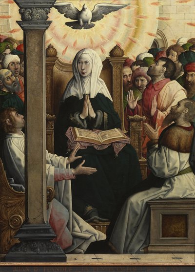 Pingst av Juan de Flandes