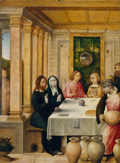 Bröllopsfesten i Kana, ca 1500-4 av Juan de Flandes