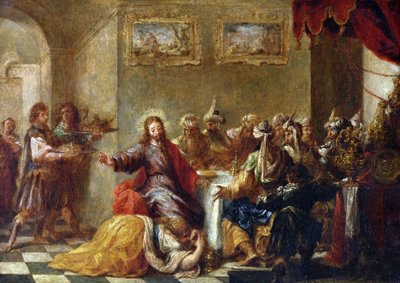 Kristus i fariséen Simons hus, 1660 av Juan de Valdes Leal