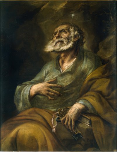 Der reuige Petrus av Juan de Valdes Leal