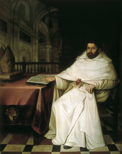 Porträtt av bror Alonso de Sotomayor y Caro av Juan de Valdes Leal