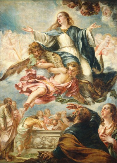 Jungfruns antagande, ca. 16581660. av Juan de Valdes Leal