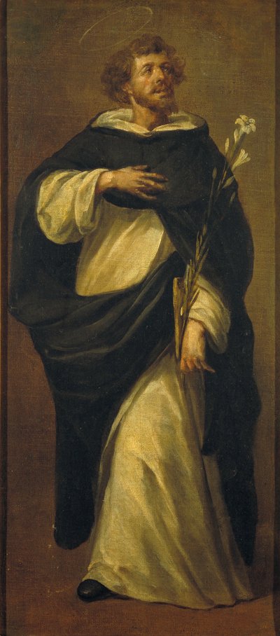 Saint Dominic de Guzmán av Juan de Valdes Leal