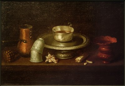 Stilleben med en kakaokopp av Juan de Zurbaran
