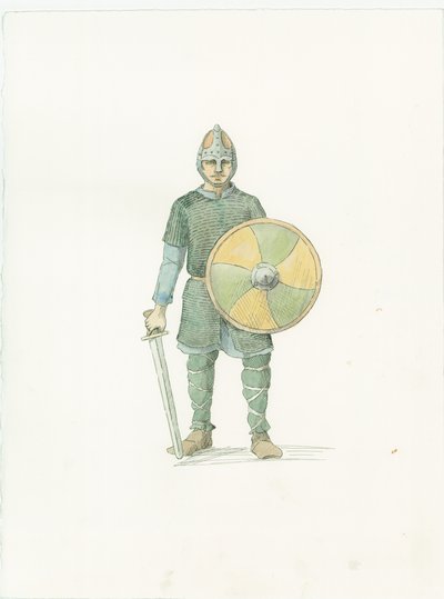 A Saxon fyrdman, c1066 2015. av Judith Dobie