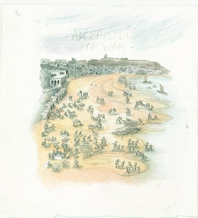 Tysk sjöbombning av Scarborough, North Yorkshire, 1914 2014. av Judith Dobie