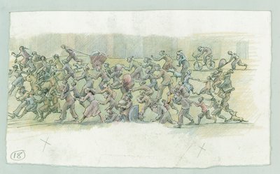 Tysk sjöbombning av Scarborough, North Yorkshire, 1914 2014. av Judith Dobie