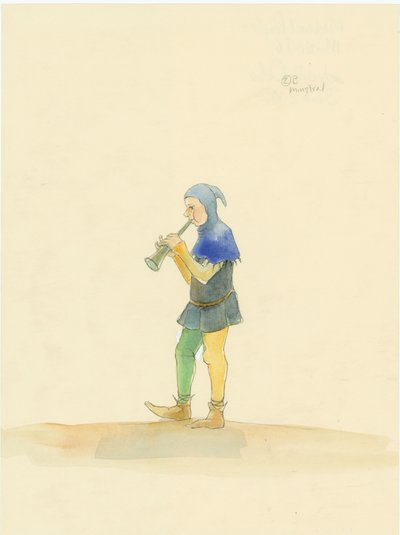 Medeltida minstrel, 2004. av Judith Dobie
