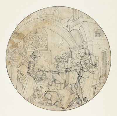 Johannes Döparens halshuggning av Jörg Breu the Elder