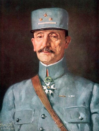 General Mazel, fransk arméofficer under första världskriget, 1916, 1926. av Juilliet