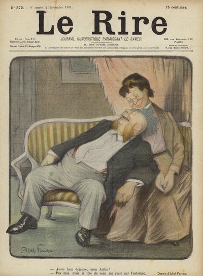 Illustration för Le Rire av Jules Abel Faivre