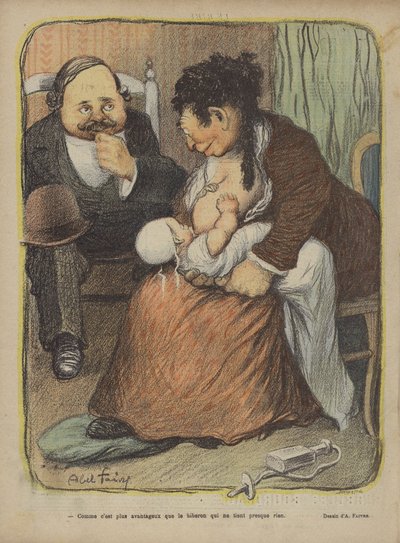 Illustration för Le Rire av Jules Abel Faivre
