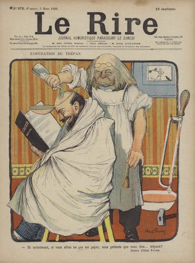 Illustration för Le Rire av Jules Abel Faivre