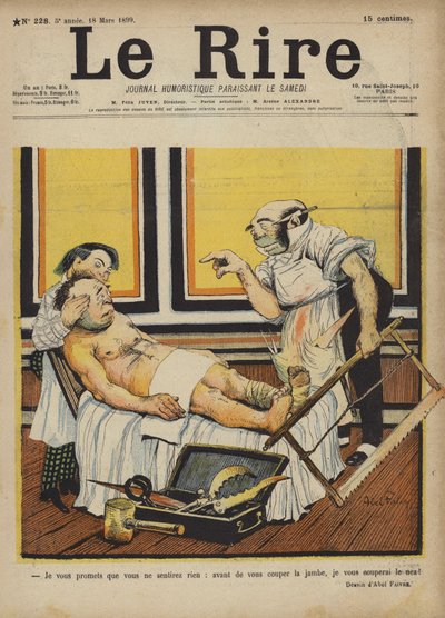 Illustration för Le Rire av Jules Abel Faivre