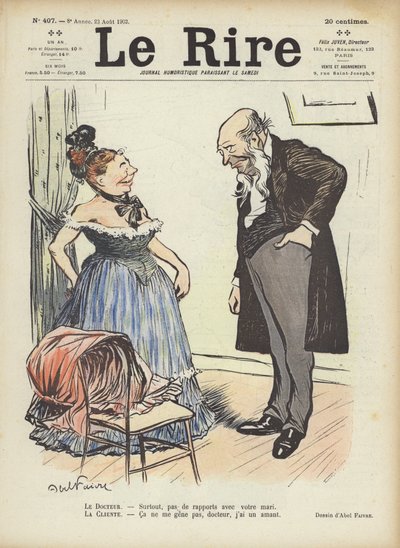 Illustration för Le Rire av Jules Abel Faivre