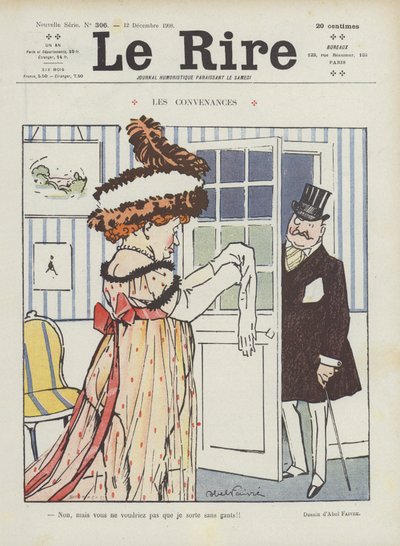 Illustration för Le Rire av Jules Abel Faivre