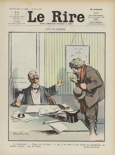 Illustration för Le Rire av Jules Abel Faivre