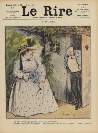 Illustration för Le Rire av Jules Abel Faivre
