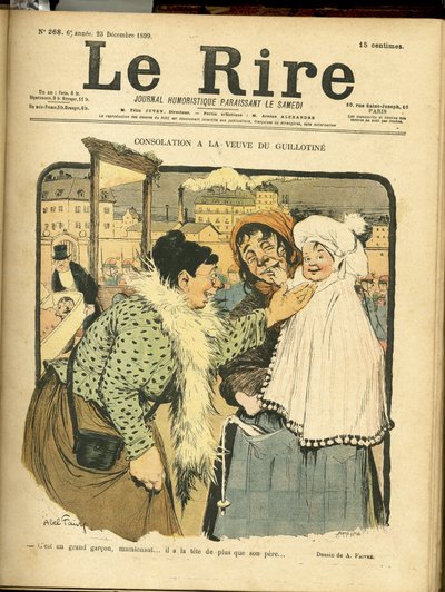 Illustration av Abel Faivre (1867-1945) för omslaget till Le Rire av Jules Abel Faivre