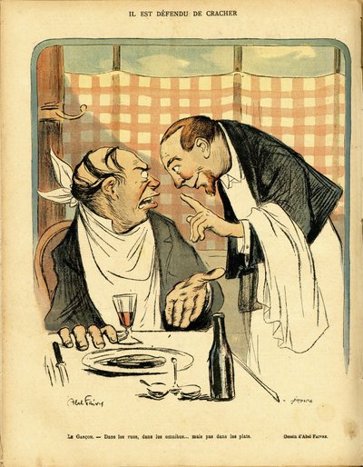 Illustration av Abel Faivre (1867-1945) i Le Rire, nr. 297 av Jules Abel Faivre