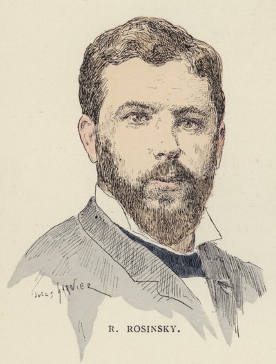 R Rosinsky (färg litho) av Jules Arsene (after) Garnier