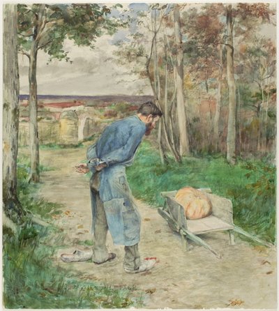 Ekollonen och pumpan av Jules Bastien Lepage