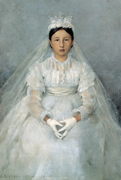 Kommunikanten, 1875. av Jules Bastien Lepage