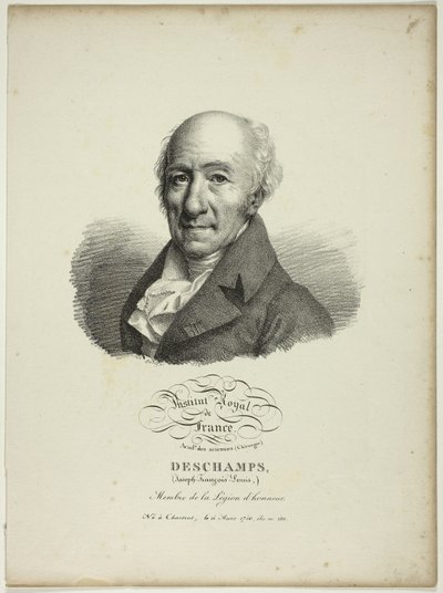 Porträtt av Joseph-François-Louis Deschamps av Jules Boilly